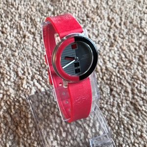 casio vintage red